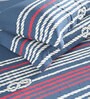 4 Pcs Bradford Ornamental Red & Blue 100% Cotton King Double Bedding Set